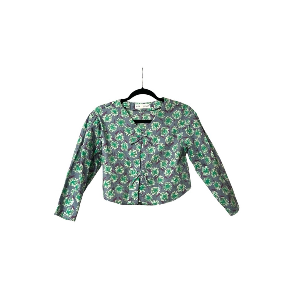 ZARA Kids Floral Print Blouse